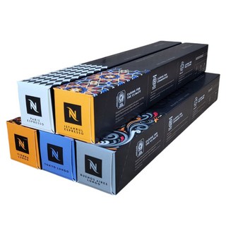 네스프레소 오리지널 월드익스플로레이션 인기많은 5종셋트 (파리 비엔나 도쿄 이스탄불 부에노스), 1세트, 50개입, 5.5g