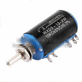 no WXD3-13-2W 精密多圈電位器 3.3K電阻 (2個一組) 高精度可調電阻, 1個