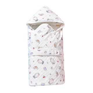 寶寶包巾 柔軟親膚方便穿脫 外出必備, 新款包巾-兔子