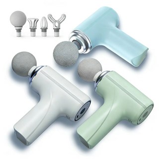 AIVK K203智能筋膜槍 筋膜按摩槍 多檔調節 六檔調節 健身 電動 強力震動按摩槍, 【智能6檔調節+贈4個磨頭】礼盒装, 黑色, AL筋膜槍