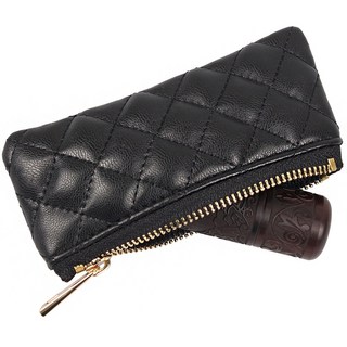 국산 미니 가죽 도장지갑 인감도장케이스, 퀄팅