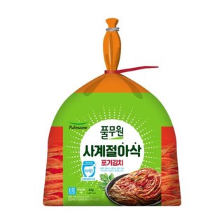 풀무원식품 사계절 아삭 포기김치 4kg, 1개