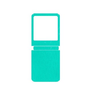 모토로라 레이저 울트라 백 힌지 데칼 무광 필름 모토 스킨용 금속 브러시 그레인 폰 스티커, 1개, 6. 밝은 녹색 / B. Razr 40 Ultra