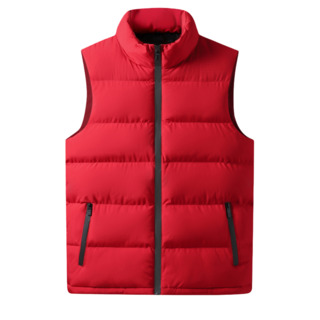 男士立領加厚保暖背心坎肩 - 秋冬防風修身無袖外套