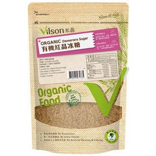 Wilson 米森 有機紅晶冰糖 450g, 1個, 1包