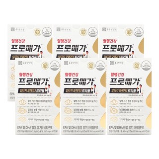 기타 종근당건강 프로메가 알티지 오메가3 트리플 760mg x 60캡슐 6박스 /Hb, 6개, 60정