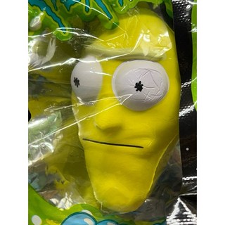 yuntoys 正版 Rick and Morty 舒壓玩具 軟軟捏捏 美系 瑞克與莫蒂 酸黃瓜瑞克, 1個, 大頭