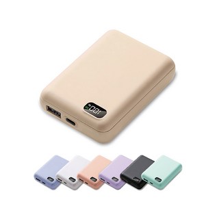 宏晉 快充行動電源 20W快充版 10000毫安培 數字顯示 隨身行動充, 快充版, 白色, HJ-MINI PRO