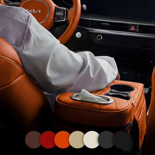 [최고 수준의 편안함]밸런스카 26년형 자동차 콘솔쿠션 팔걸이, 브릭오렌지, 1개