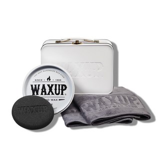 WAXUP玩家車蠟 美白套組 台灣氣候專用蠟 超強撥水 頂級透亮感 棕櫚蠟 白車銀色車專用 美白增艷蓋紋 清潔蠟, 1套, 315ml