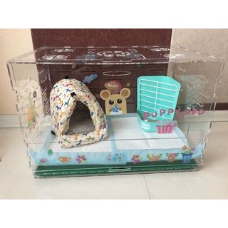 피그미다람쥐사육장 아크릴 투명 햄스터 친칠라 하우스, 1개, 맞춤 60x40x40 빈 케이지