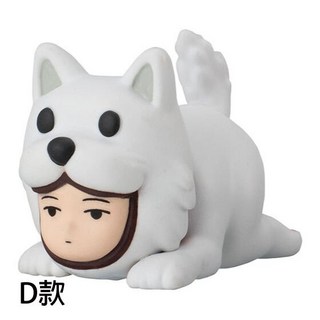 M.M小舖 BANDAI 一拳超人 轉蛋 扭蛋 埼玉 餓狼 傑諾斯 警犬俠 坐姿公仔 全5款現貨, 1個, D款/警犬俠款