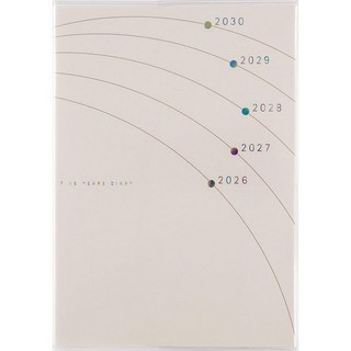 다카하시 수첩 2026년 B6 5년 일기 No.19 (2026년 1월 시작), 상세페이지 참조, 1개