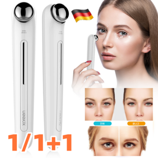 1/1+1눈밑 마사지기 눈밑 눈가케어 눈밑지방 다크서클 전용 뷰티디바이스 눈가 주름, 화이트*3