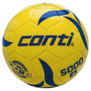 Conti S5000 鏡面抗刮頂級TPU車縫足球 4號球 全國聯賽比賽用球, 1個, S5000-4-Y