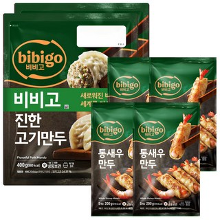 비비고만두(통새우만두 200g 4+진한고기만두 400g 2), 1개