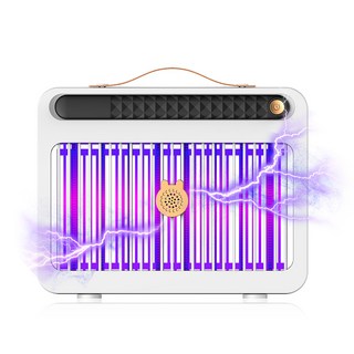 CCAGU 전기 모기퇴치기 포충기 LED 무소음 가정용 살충기 벌레 날파리 해충퇴치기, BG008(화이트)
