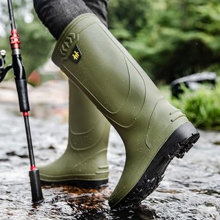 高筒男款雨鞋 防水防滑耐磨膠鞋，新款男士雨靴，高筒水鞋，洗車工作鞋