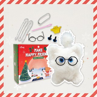 로앤제이 모루인형 만들기 DIY키트 패키지 모루 재료 부자재 키링 만들기 세트 악세사리 철사인형 털철사 동물철사, 슈가냥 패키지, 1개