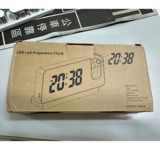 投影鬧鐘 LED電子鐘 - 多功能數字床頭夜光時鐘