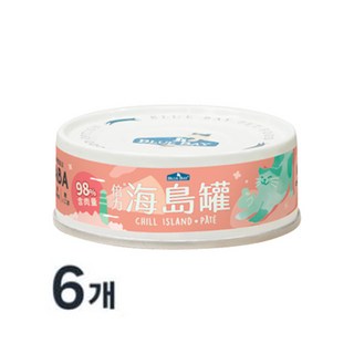 블루베이 고양이 칠 아일랜드 파테 닭 앤 오리 습식사료, 80g, 6개, 닭+오리