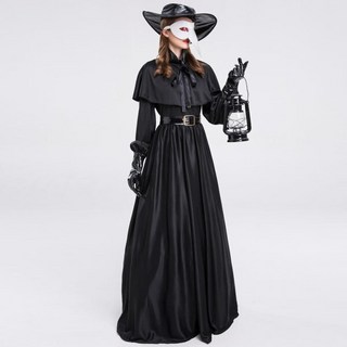 [지앤제이커머스] 교복몰 블랙 역병 까마귀 코스프레 의상 풀세트