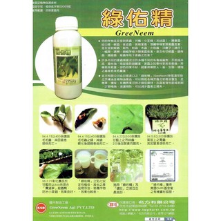 梧桐-綠佑精1L苦楝油, 1個