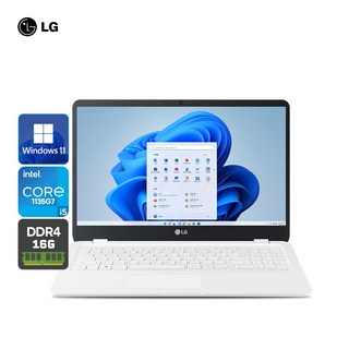 [20대 한정] LG 울트라PC 최신형 노트북 11세대 대화면 초고속 윈도우11, 15U50P, 윈도우 11 프로, 16GB, 256GB, 화이트