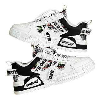 小白男鞋春夏季透氣2025新款潮牌厚底運動休閒板鞋小衆百搭潮鞋子