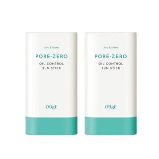 OBgE PORE-ZERO 控油清爽防曬棒 Airy & Matte Oil Control Sun Stick, 2件, 18ml