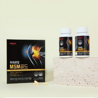 더SSB msm 2000 관절영양제 식이유황, 3개, 180정