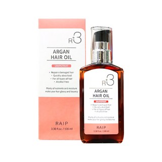 RAIP 髮油 韓國護髮精油 修護受損髮質 撫平毛躁 免沖洗, 1個, 活力紅柚