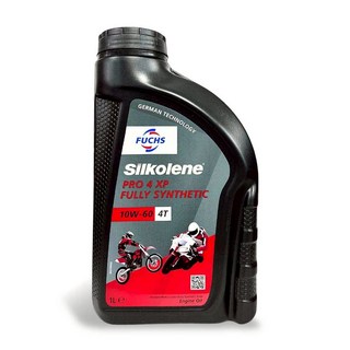 FUCHS Silkolene PRO 4 XP 全合成機油 10W-60 4T，德國科技引擎保護，提升性能減少磨損, 1個, SILKOLENE PRO 4 XP 10W60