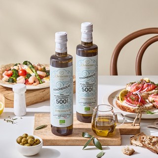클레멘테 페노메놀리오 유기농 엑스트라버진 올리브유, 2개, 500ml