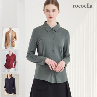 로코엘라 로코엘라 브리든 코튼모달 여성 셔츠 블라우스