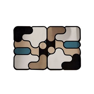 쏠레아 욕실 화장실 규조토 발매트, 1개, 블랙엣지