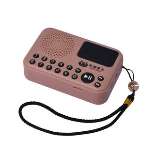 新韻傳音 佛教國語30合一數位念佛機, 藕色, 1個