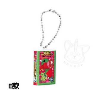 【M.M小舖】 『現貨』 BANDAI 轉蛋 扭蛋 數碼寶貝錄影帶吊飾 數碼寶貝 太一 大和 錄影帶 模型 吊飾 全7款, 1個, E款/美美&巴魯獸1F401