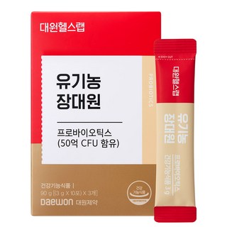 대원헬스 유기농 유산균 장대원, 90g, 1박스