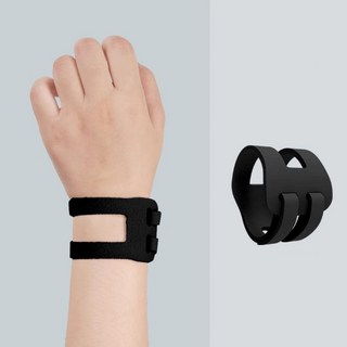 한현 쫀쫀 편안한 TFCC 초경량 두줄 손목보호대 아대 좌우통용, 블랙, 2개