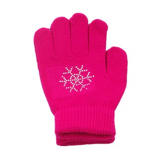 피겨 스케이트 장갑 미끄럼 방지 빙상장 방한 방풍 니트 Z-6039, 핑크, 1개