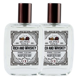 알파무드 알파메일 옴므 퍼퓸 리치앤위스키, 2개, 50ml