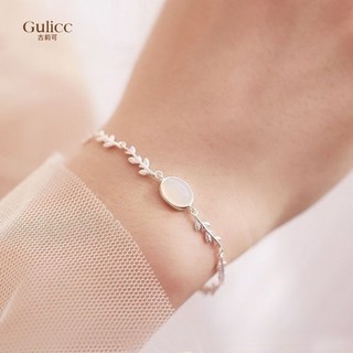 Gulicc 古莉可 韓版白玉髓森林手鍊，清新自然，時尚百搭，展現個人風格