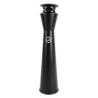 GAPINO 대형 스탠드 야외 재떨이통 사방 담배재털이 업소용흡연부스 높이110cm, 1개, 블랙