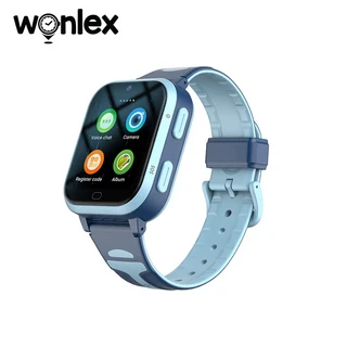 Wonlex 4G 어린이 스마트 시계 GPS WiFi 추적기 비디오 통화 SOS 카메라 알람 App Store KT11pro 키즈, 03 Blue