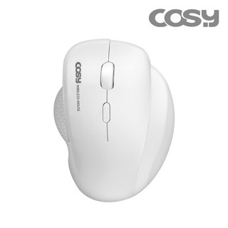 코시 무소음 세미 버티컬 무선마우스 M4059WL, (M2068WL), WHITE