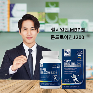 상어연골분말 엠비피 L-로이신 함유 MBP앤콘드로이친1200 600mg, 2개, 60정