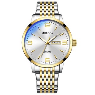 男士商務手錶 石英錶 男錶 防水夜光日曆 韓版腕錶