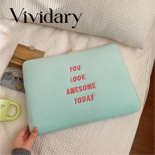 비비더리 어썸 노트북 파우치, 13-14인치 x 민트, 1개