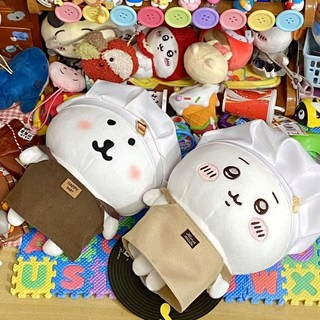 ちいかわ Chiikawa 日本 吉伊卡哇 20cm烏薩奇公仔 小八兔子自嘲熊衣服 吉伊廚師玩偶娃衣, 咖啡大師2點,20cm自嘲熊娃衣（不包括娃娃）, 1個